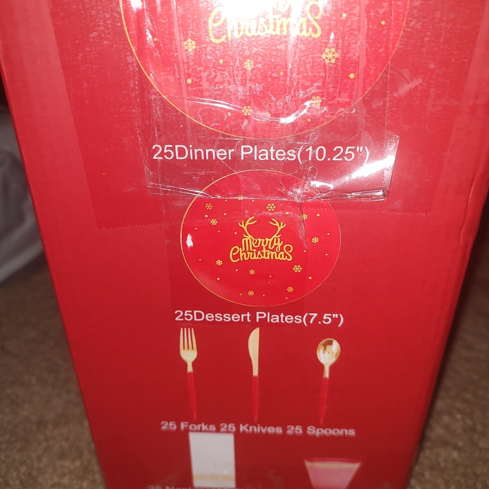 Nervure-Christmas serving set ( serves 25) new